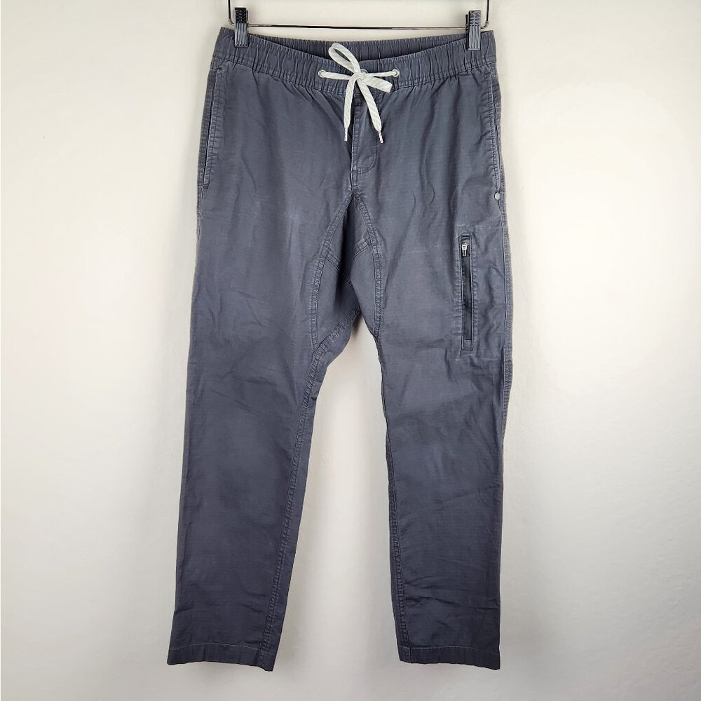 Vuori Men's Charcoal Ripstop Pants Organic Cotton sz S - Picture 3 of 12